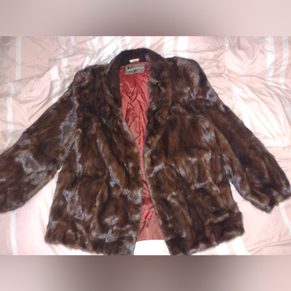 Brown Maison Blanche Fur Coat